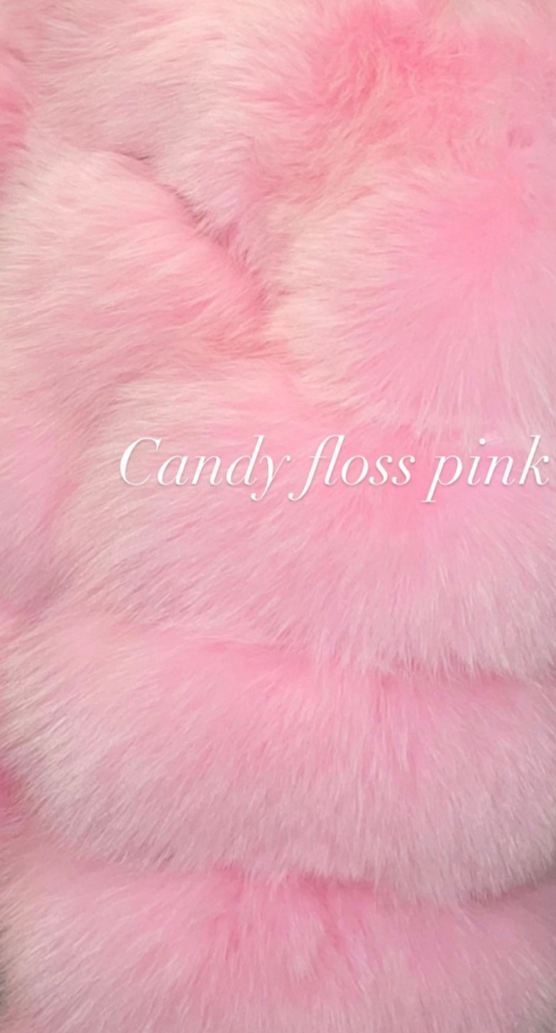 Hooded fox fur coat (coloured collection)