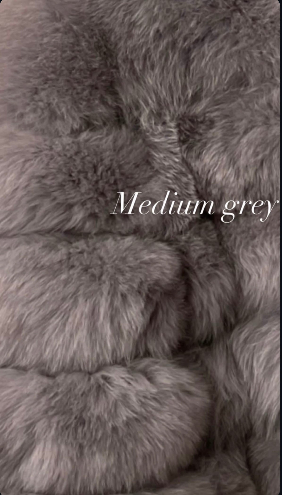 Kids fox fur coats (neutral collection)