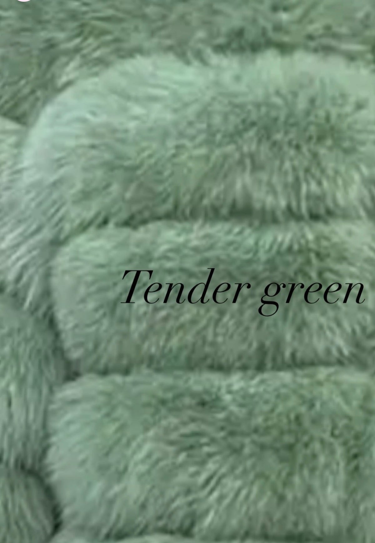 Hooded fox fur long coat