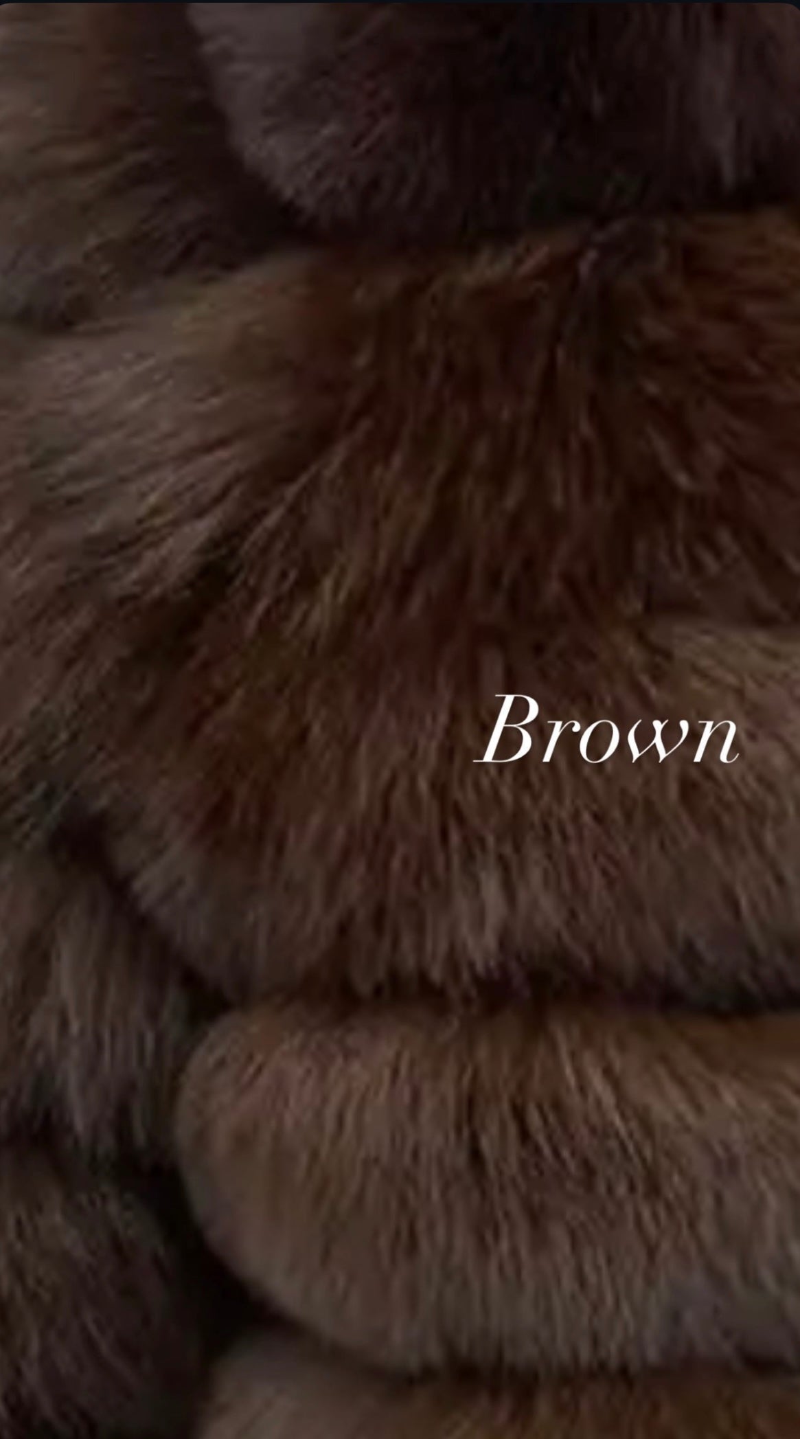 Fox fur gillet
