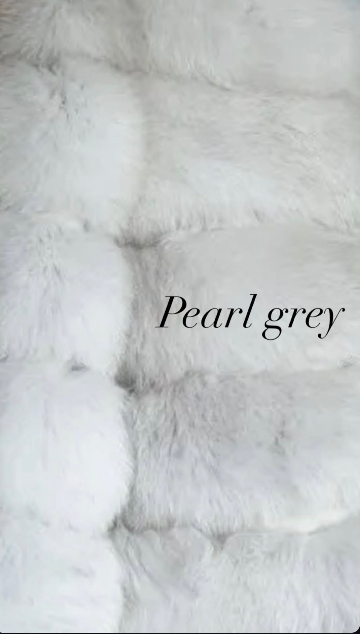 Cropped straight row real fox fur coat ( neutral colours )