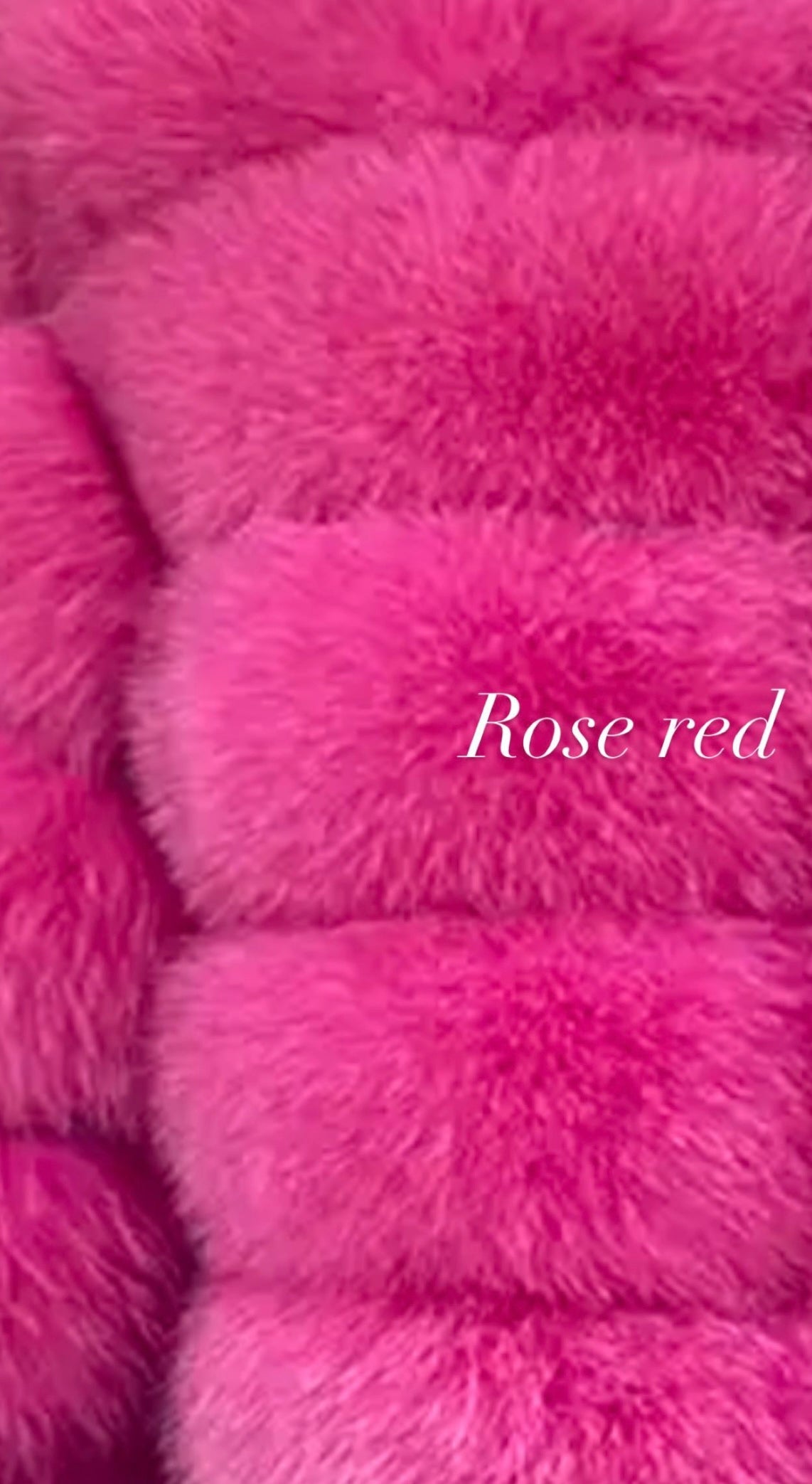 Kids real fur coat (coloured collection)