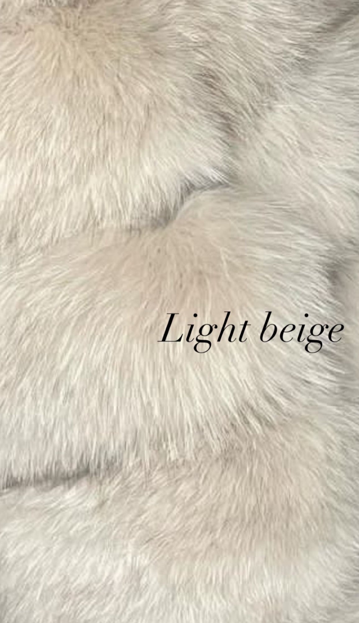 Fox fur gillet