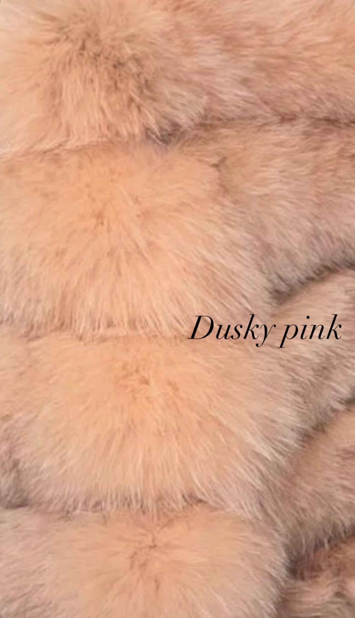 Kids real fur coat (coloured collection)