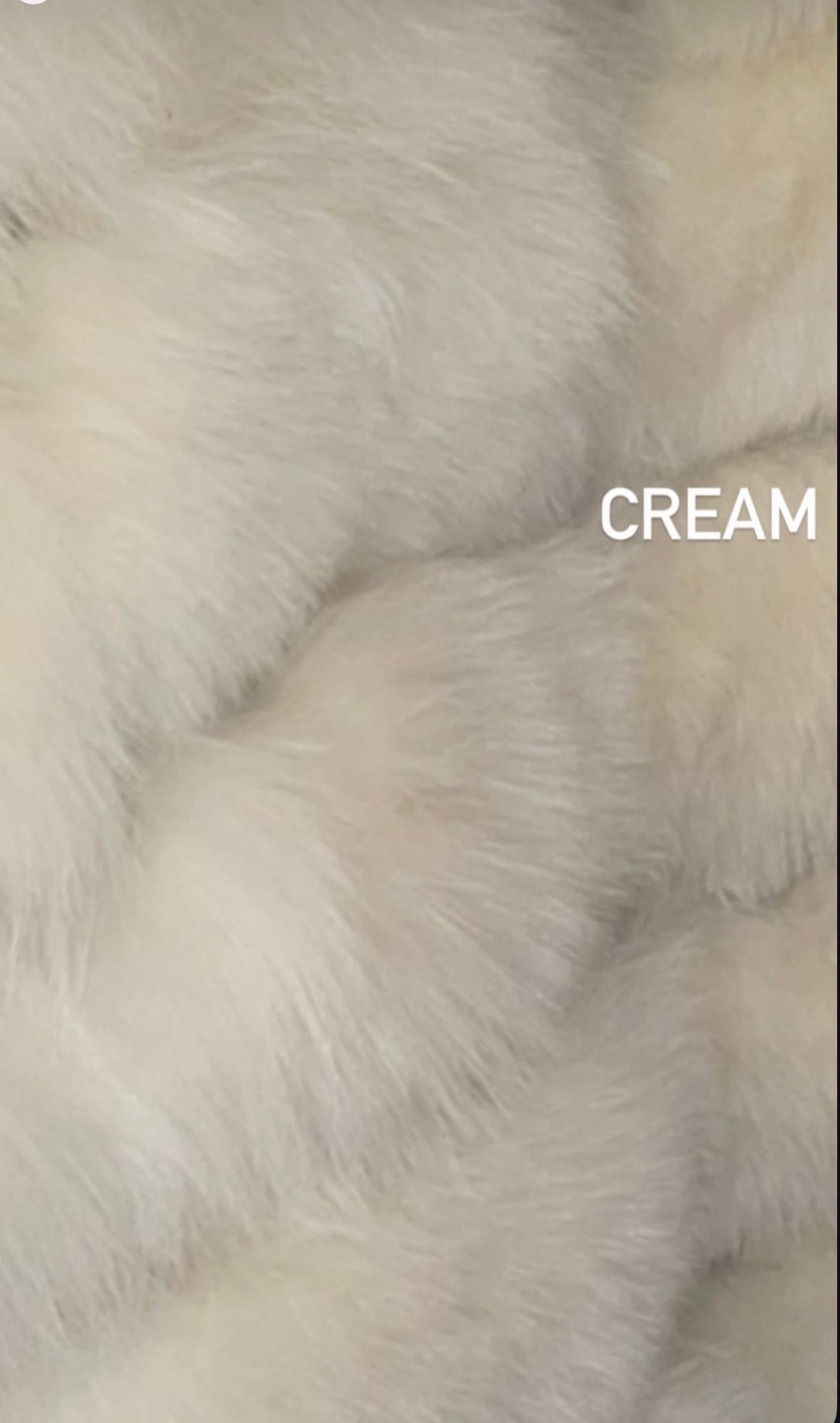 Cropped straight row real fox fur coat ( neutral colours )